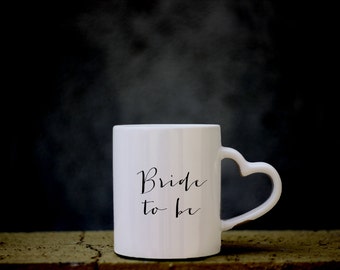 Personalized Bride Mug, Cute Mug, Girly Mug, Bridal Shower Gift, Personalized Mug, Gift for Her, Personalized Gift