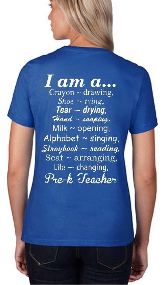 preschool teacher shirt designs