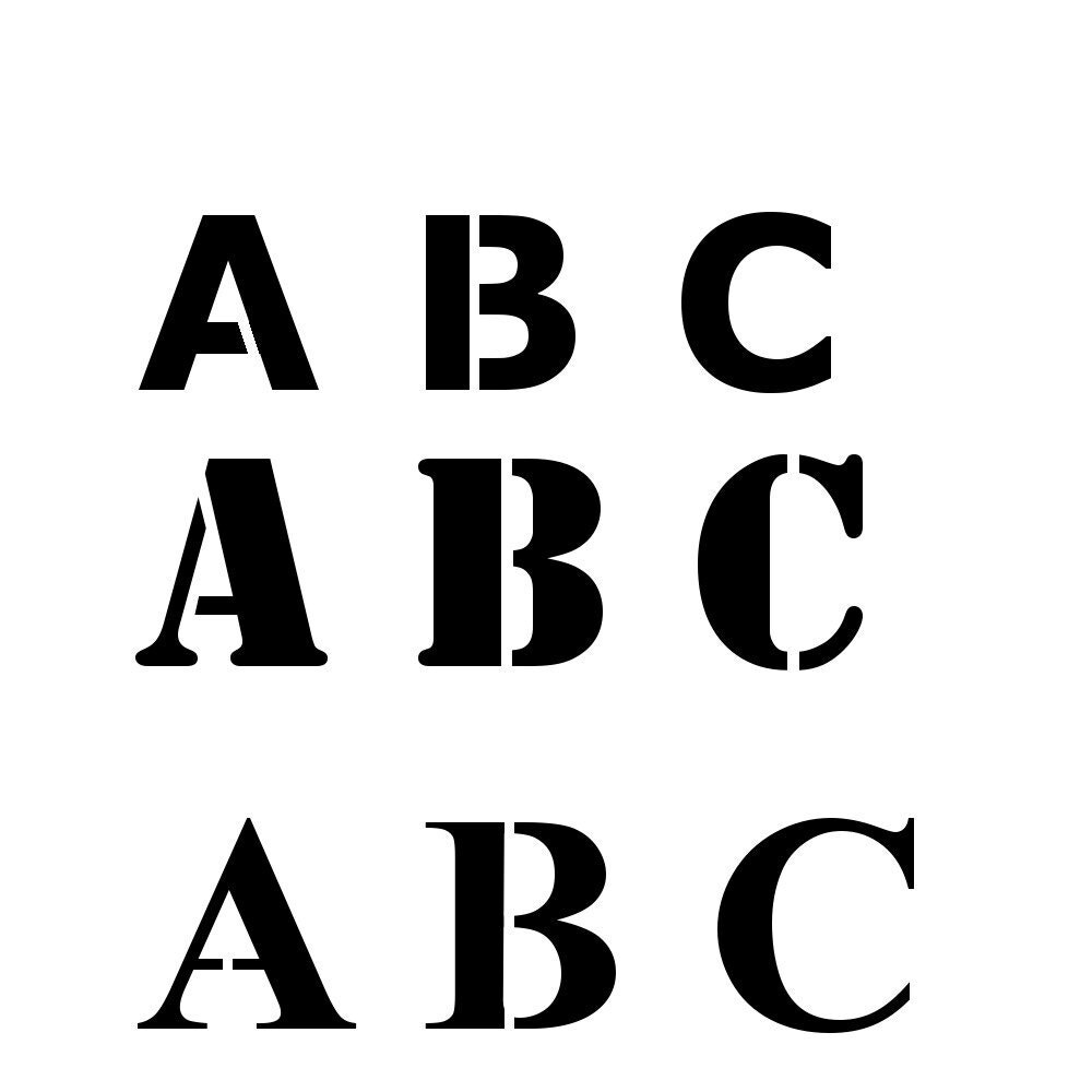 alphabet stencil reusable