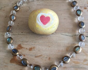 Chunky statement necklace