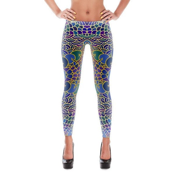 funky yoga leggings