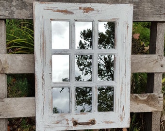 Window pane | Etsy - Farmhouse Window Mirror / Shabby Chic Mirror / Large Distressed White Wall  Mirror / Large Wall Mirror / Rustic Farmhouse Window Pane Mirror