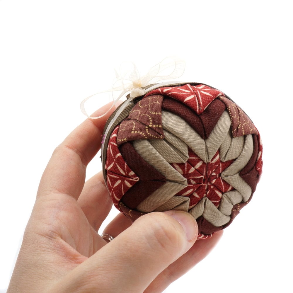 Quilted Christmas Ornaments SALE Item 3 Ball Country