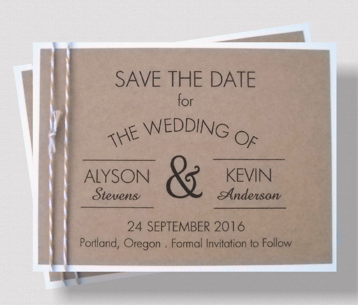 Rustic Save The Dates 10