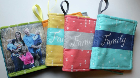 family-fabric-photo-baby-book-album-personalized-organic-etsy