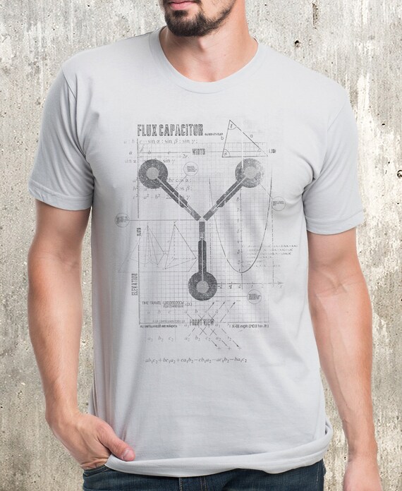 Men's Flux Capacitor Diagram T-Shirt Men's by ... men ce diagram t 