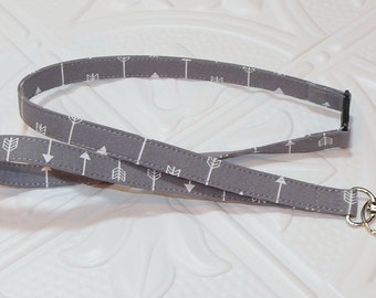 Breakaway Fabric Lanyard - ID Badge Lanyard - Key Lanyard - Teacher Gift - Arrow Lanyard