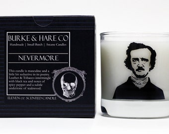 Scented Candle - Edgar Allan Poe - Nevermore - 11oz