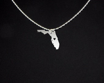 Florida Necklace - Florida Jewelry - Florida Gift - Florida State