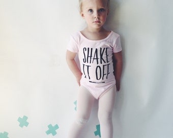 TODDLER LEOTARD - Shake it Off - Pink Girls Leotard