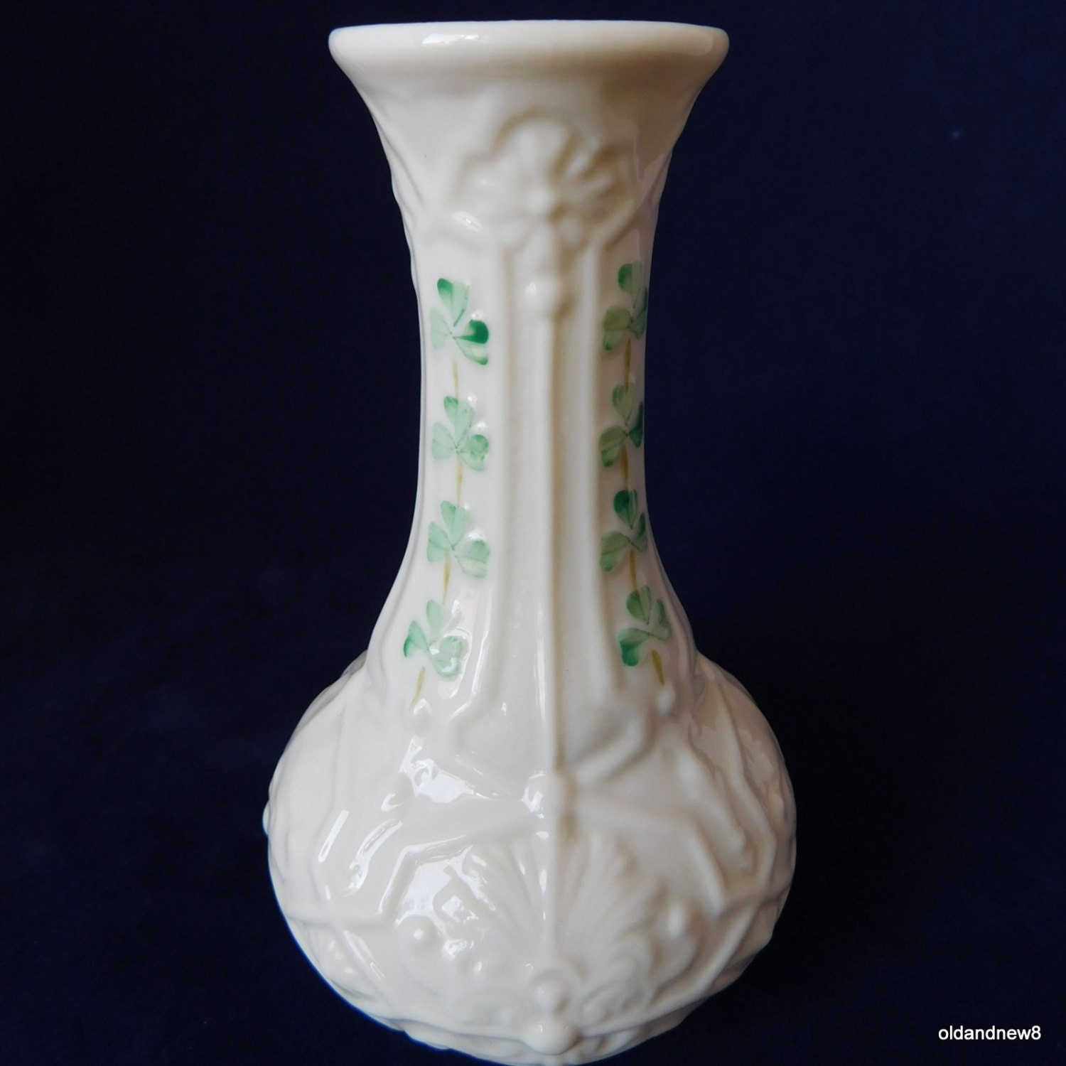 Belleek Spill Vase. Irish Belleek Bud Vase Ireland by oldandnew8