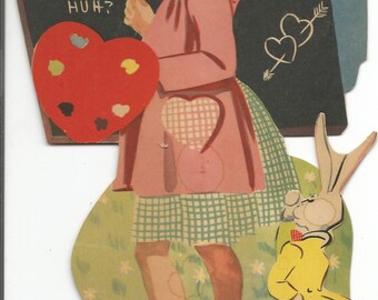 Vintage 1940's Mechanical Valentine
