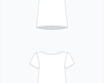 Scout Tee Pattern by Grainline Stuido - Beginner Woven Top Pattern - Pattern Sewing Pattern - Womens Sewing Pattern Beginner