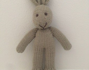 organic stuffed bunny