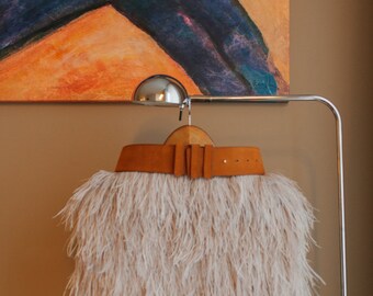 Feather skirt, Midi feather skirt, Mini feather skirt, Custom Made feather skirt, High Waisted Feather Skirt