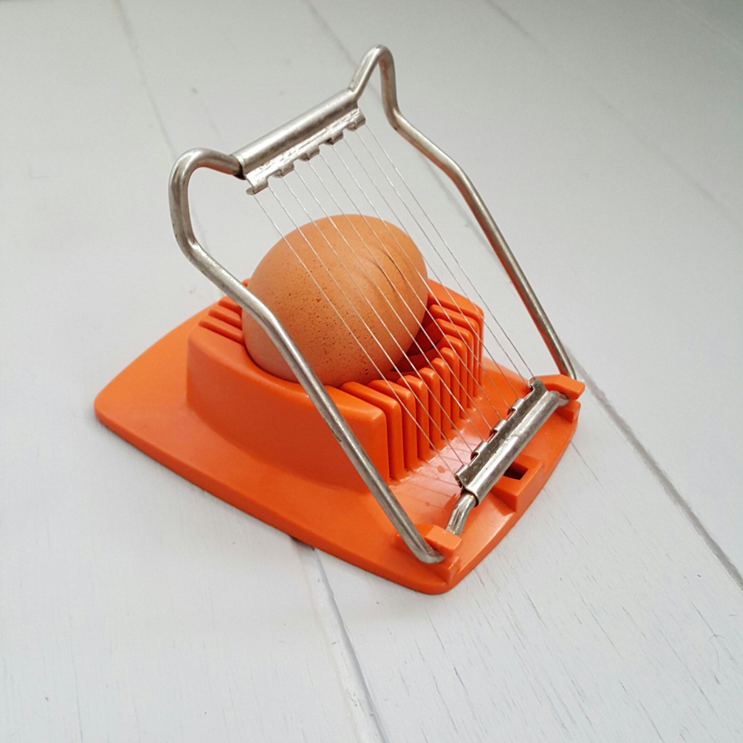 Vintage Egg Slicer Orange