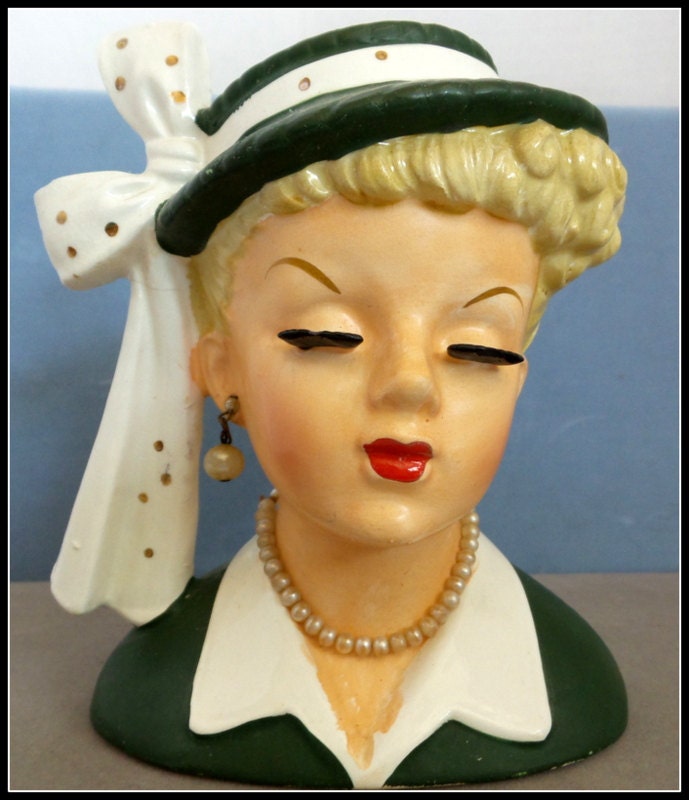 Vintage Lucille Ball Figural Head Vase