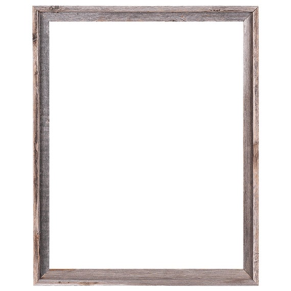 22x28 2 Wide Barnwood Reclaimed Wood Open Frame No