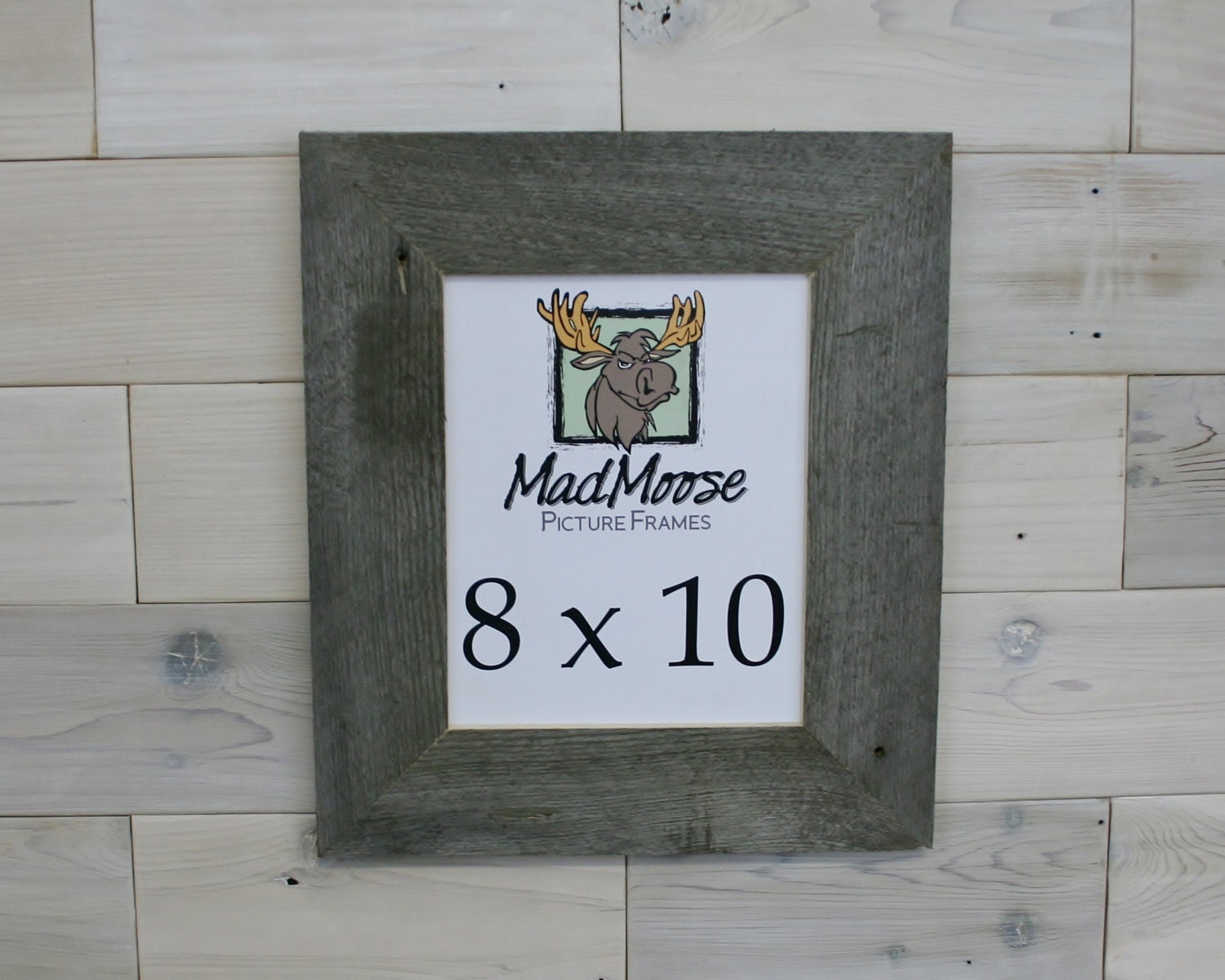 8x10 BarnWood Thin x 3 Picture Frame