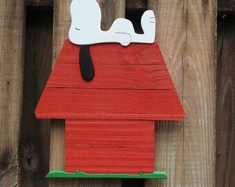 Snoopy on his Doghouse wall decor