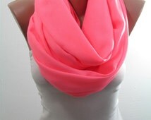 Unique neon pink scarf related items | Etsy