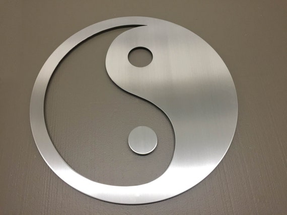 Yin Yang Metal Wall Art Wall Art Metal Wall Decor Metal