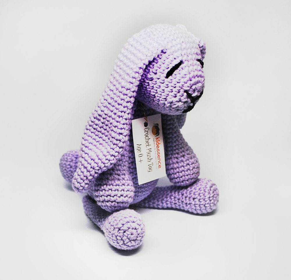 purple stuffed bunny