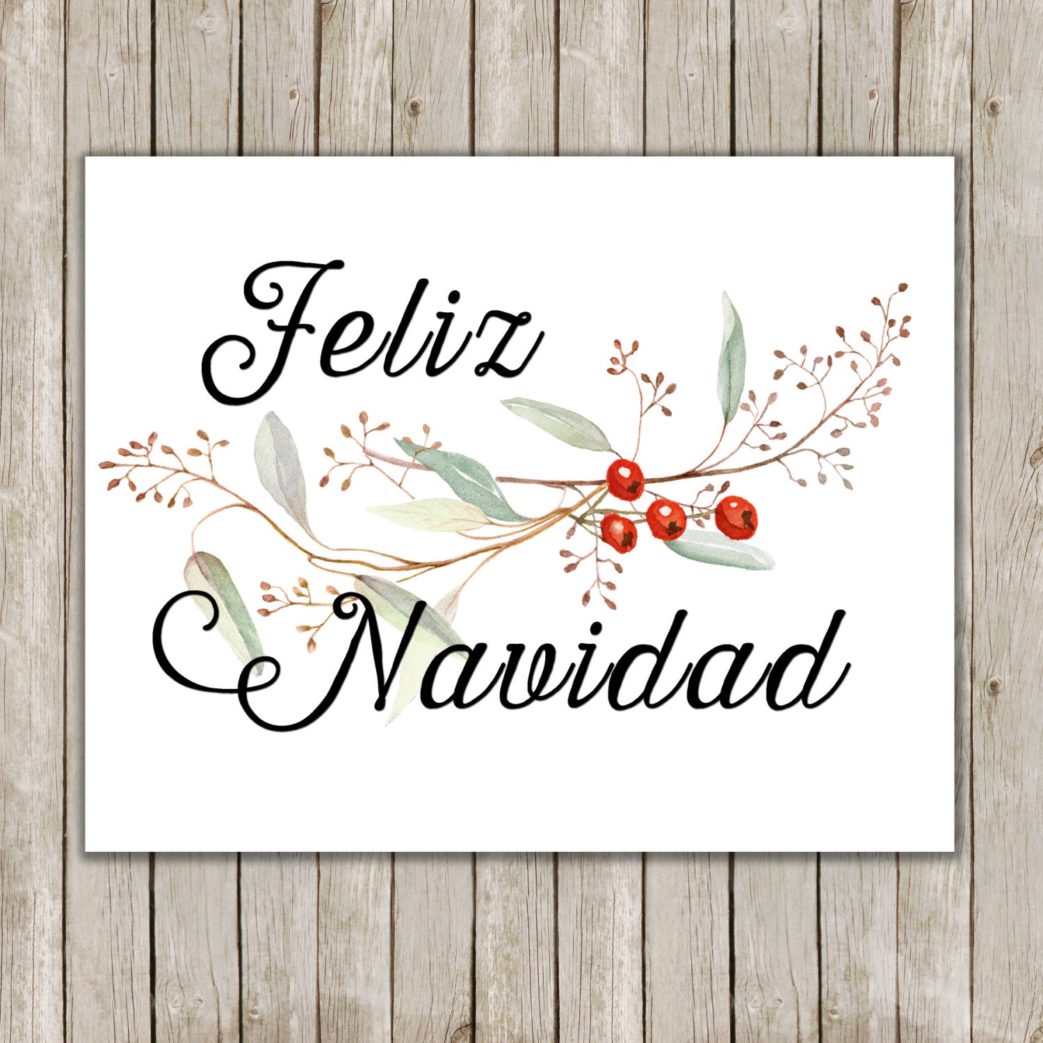 Feliz Navidad Printable