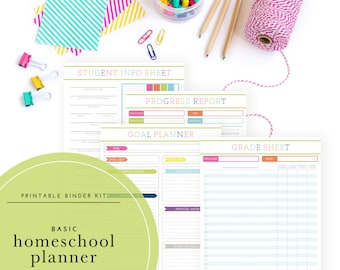 Printable Homeschool Grade Sheet / Gradebook Log