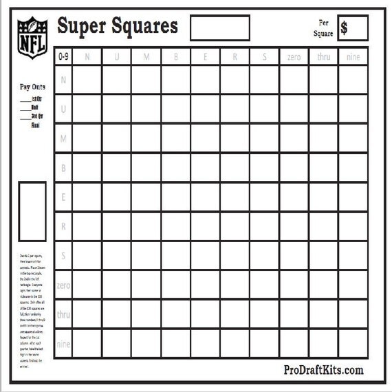 Printable Super Bowl Boards Printable World Holiday