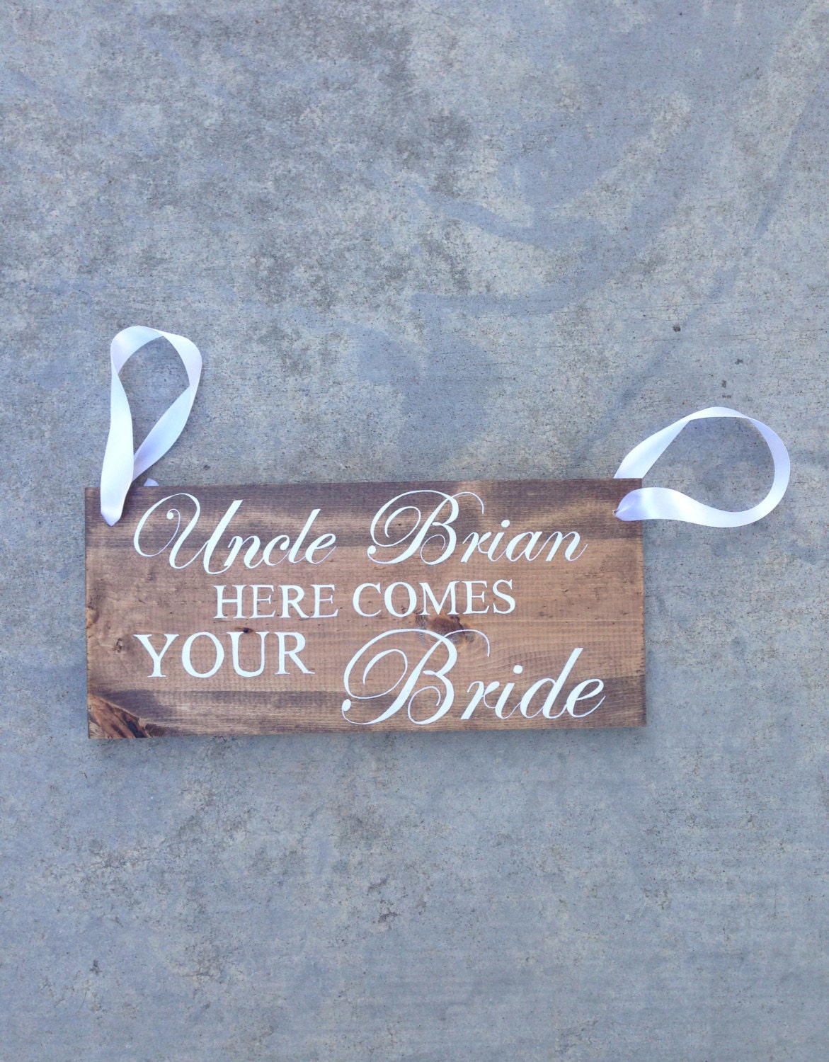 Ring Bearer Sign Custom Wording Ring Bearer Sign