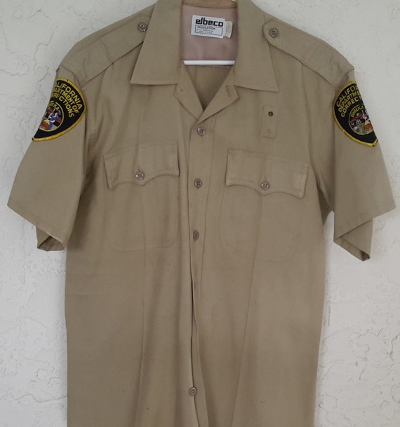 California Department of Corrections Uniform Shirt. Short