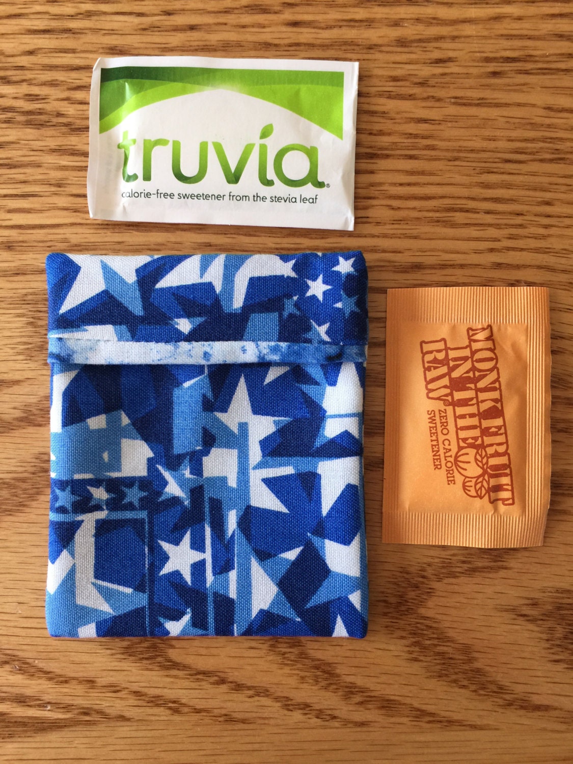 Sugar Packet Holder Travel Case for purse or by Skip2MyLouDesigns