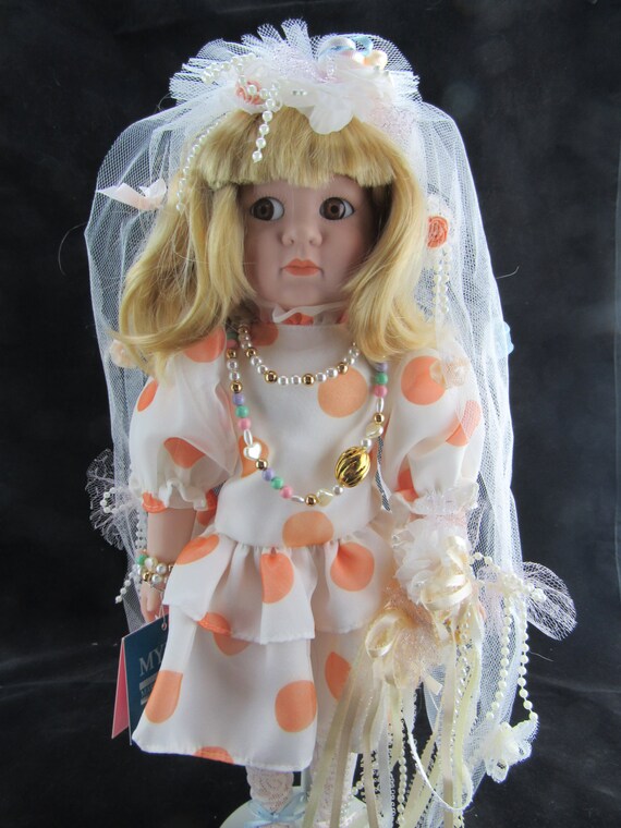 Marian Yu Design 16 Pretend Bride Doll by LovelyTeaCupsandMore