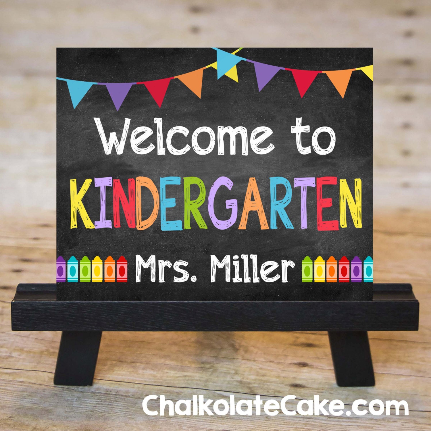 CLASSROOM WELCOME SIGN Teacher Chalkboard Sign Class Welcome