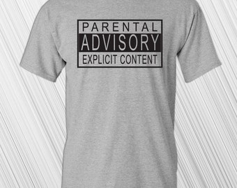 parental advisory explicit content t shirts