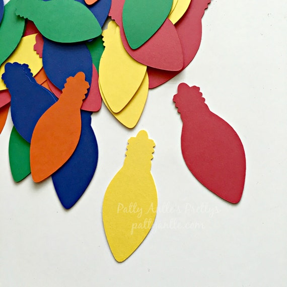 Lights Bulb Die Cuts Holiday Light Bulb Die Cuts Christmas