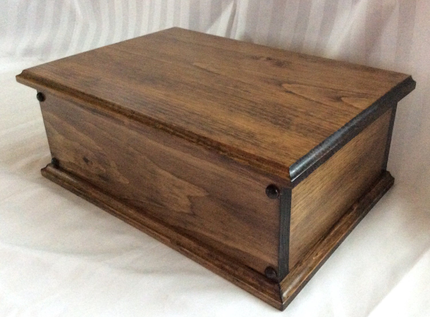 Handmade Large Wooden Keepsake Box