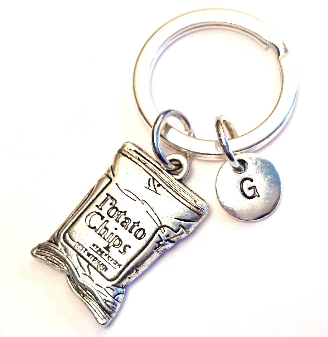 Potato Chips Keychain Custom Keychain Custom Key Ring