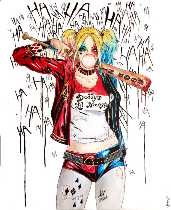 Harley Quinn Painting