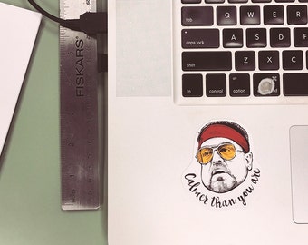 The Big Lebowski Vinyl Laptop Sticker | Phone Decal