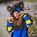 Custom Luxray Luxio Pokemon Inspired Hoodie Anime Cosplay