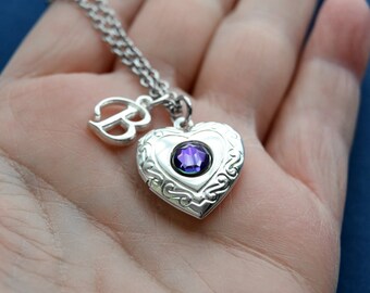 PURPLE HEART LOCKET