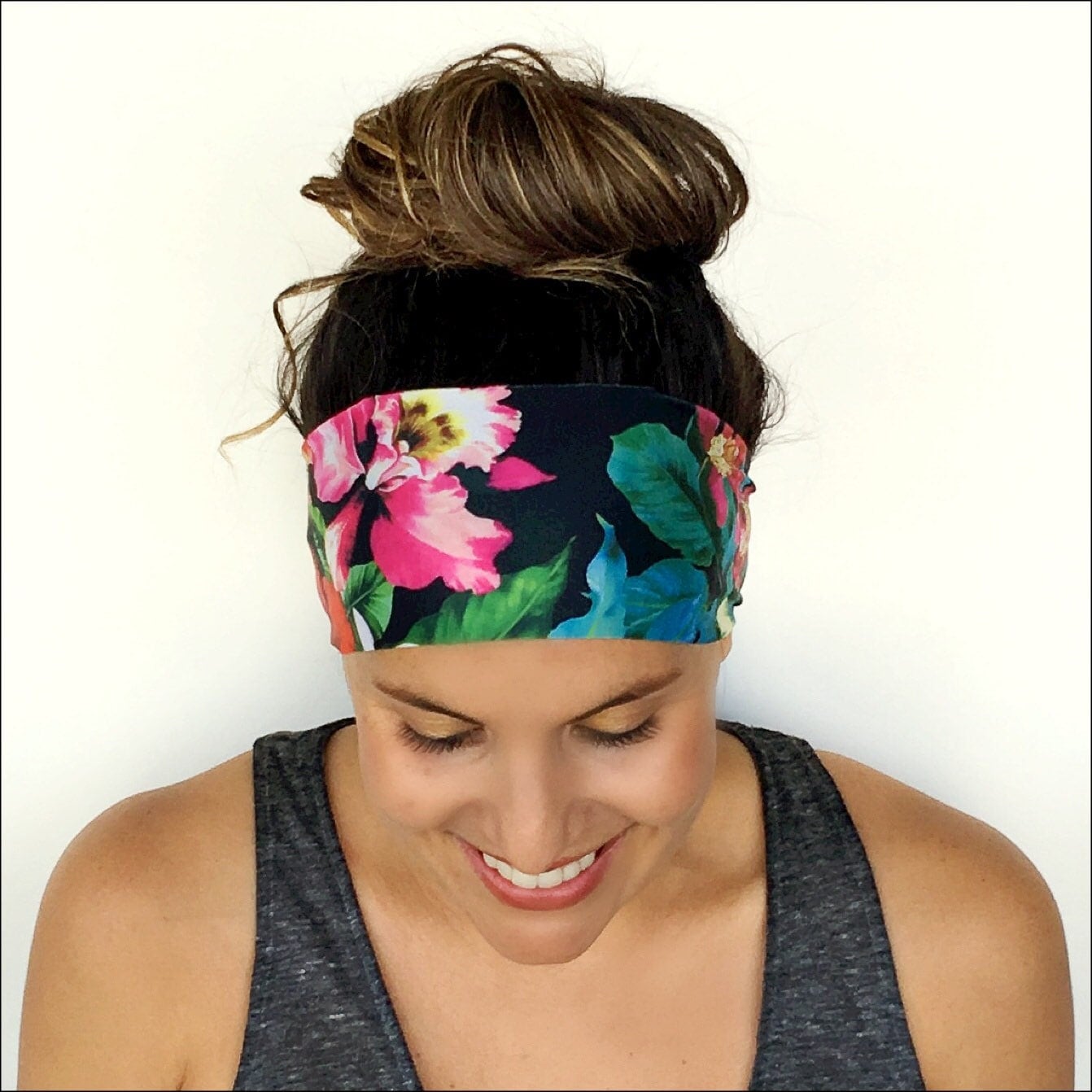 Yoga Headband Workout Headband Fitness by TrueNorthCollection
