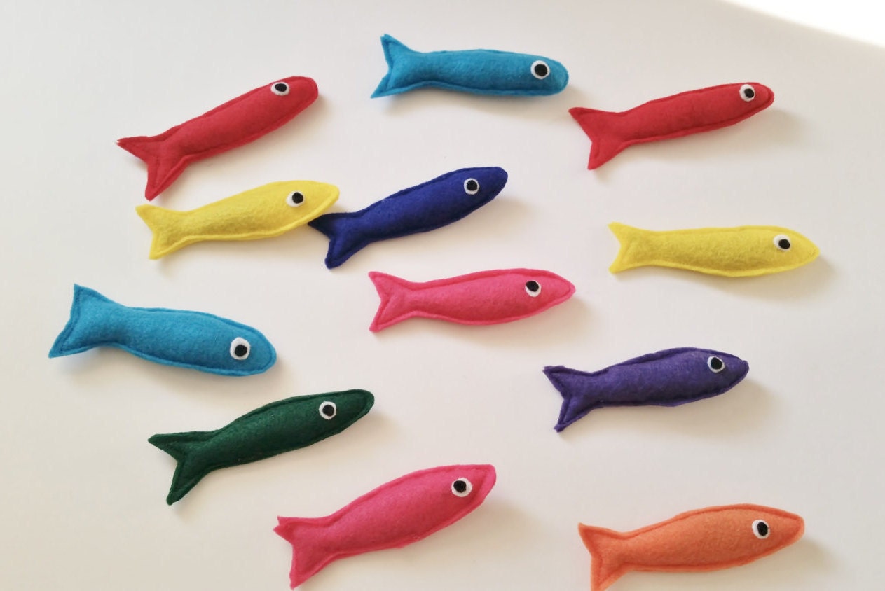 Cat Toys Catnip Fish Catnip Toys Cat Lover Gift by MiniTigerDesign