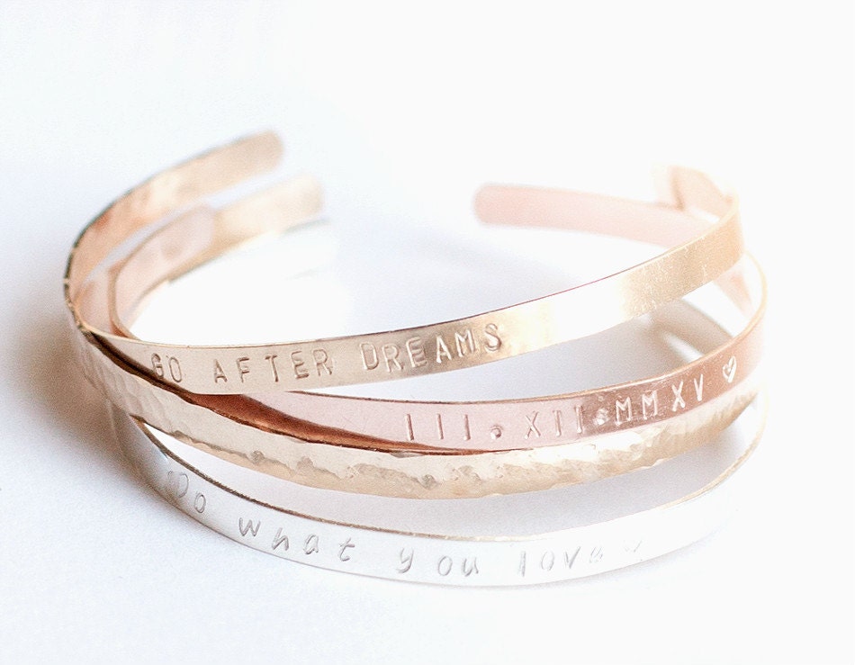 Personalized jewelry name cuff bracelet personalized initial