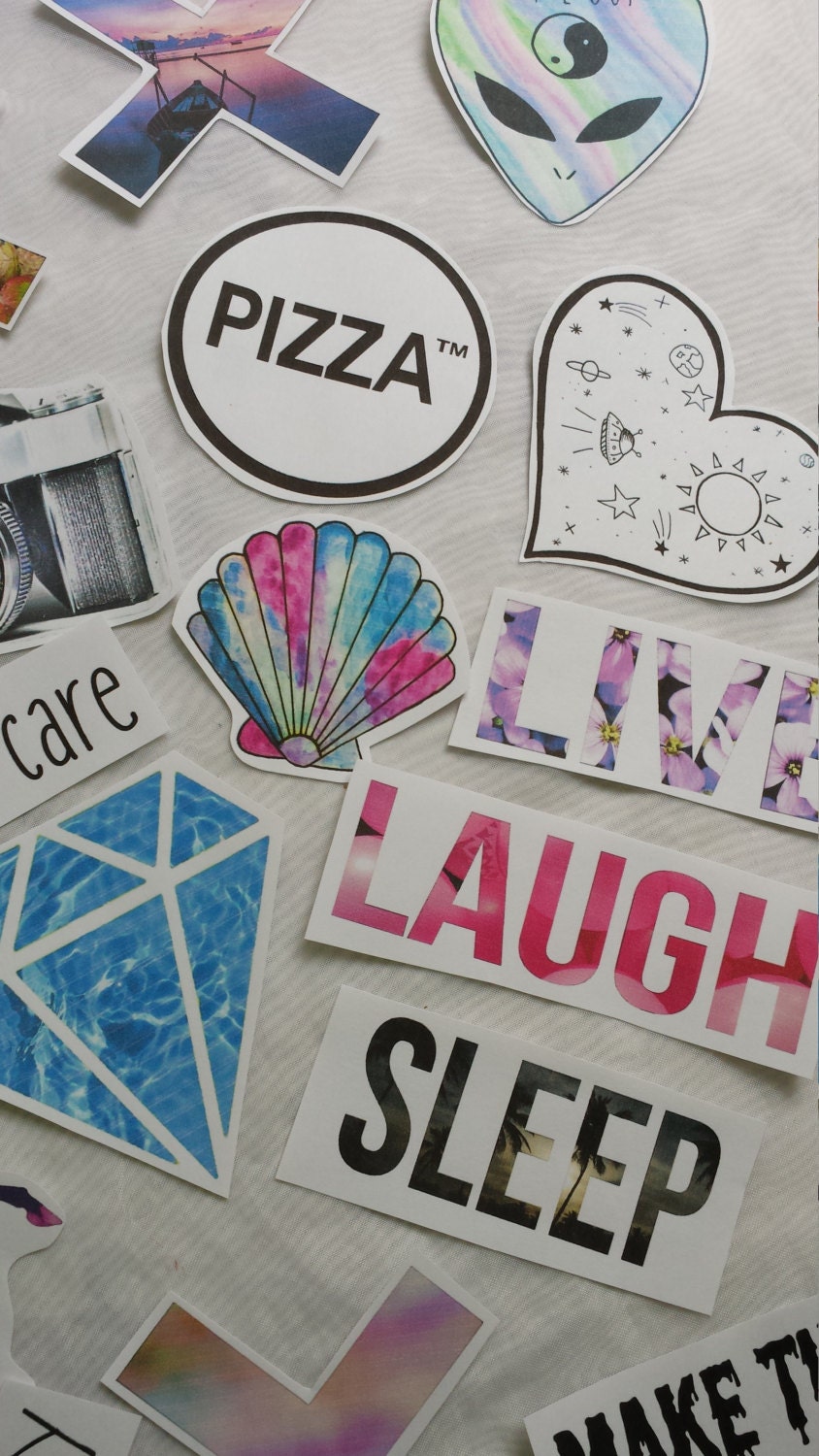 Indie Hipster Stickers from DontWorryDollUK on Etsy Studio