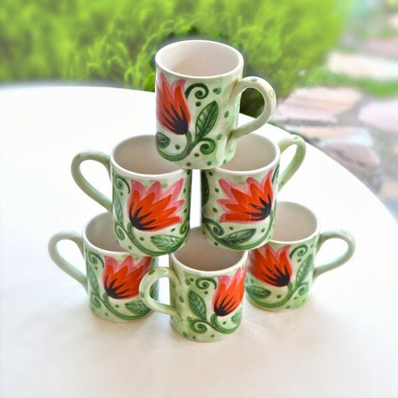 VINTAGE STARBUCKS Italian Coffee Mugs Made Exclusively by