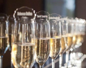 Escort Cards, Laser Cut, Etched Acrylic Stirrers,Wedding Decor,Drink Stirrers, Swizzle Sticks, Gold Stir Sticks, Luxury Wedding, 1 Sample