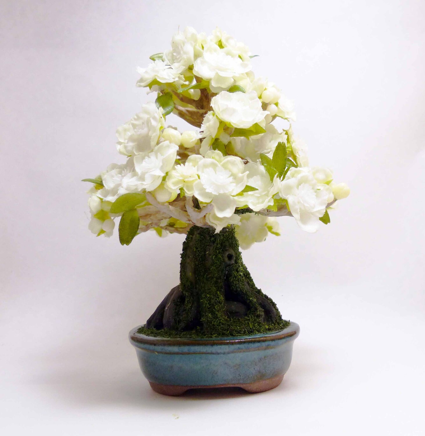 Artificial Bonsai miniature cherry blossom bonsai by HnHKeepsakes